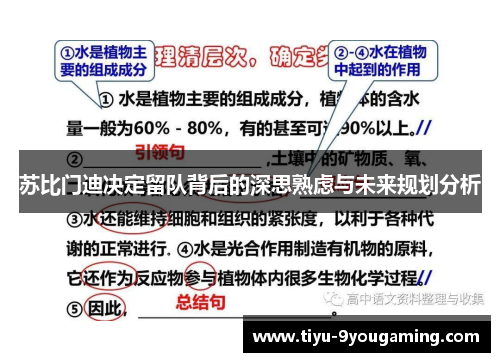 苏比门迪决定留队背后的深思熟虑与未来规划分析